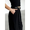 Брюки палаццо женские 595159 Черные
