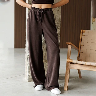 Брюки женские 595168 Коричневые