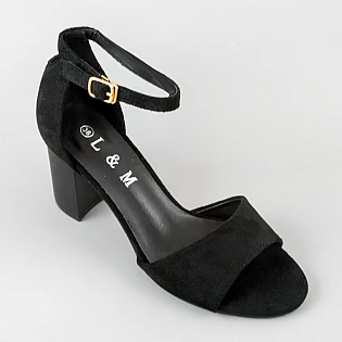 Босоножки женские 594606 Черные фото 2