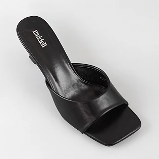 Шльопанці мюлі жіночі кіттен 594655 Чорні фото 2