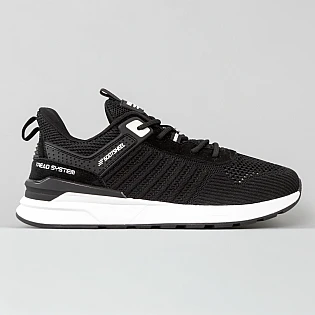 Кросівки чоловічі сітка 595196 Чорні фото 1