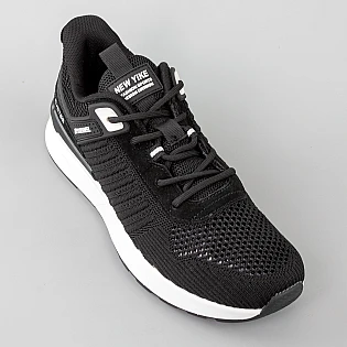 Кросівки чоловічі сітка 595196 Чорні фото 2