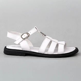 Сандалі жіночі шкіряні 594212 Білі фото 1