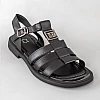 Сандали женские кожаные 594211 Черные