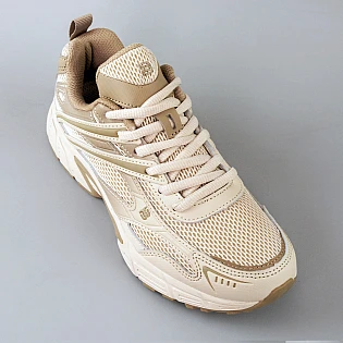 Кроссовки женские сетка 595242 Бежевые фото 2