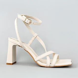 Босоножки женские кожаные 594199 Молочные фото 1