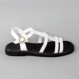 Сандалі жіночі шкіра 594430 Білі фото 1