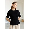 Женская футболка приталенная 595157 Черная
