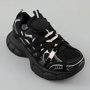 Кроссовки женские сетка 595294 Черные фото 2