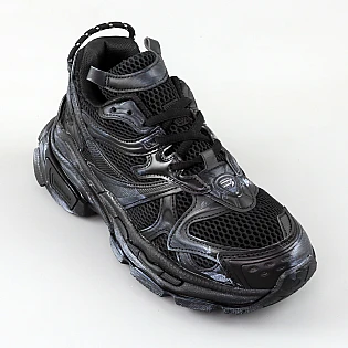 Кроссовки женские экокожа сетка 595309 Черные фото 2