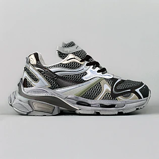 Кроссовки женские экокожа сетка 595312 Серый с черным фото 1