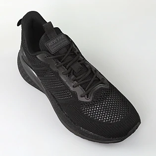 Кроссовки мужские сетка 595336 Черные фото 2