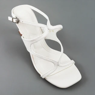 Босоножки женские эко кожа 595335 Белые фото 2