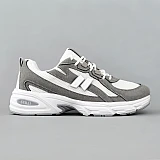 Кроссовки мужские замшевые сетка 595321 Серый