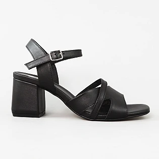 Босоніжки жіночі шкіряні 594191 Чорні фото 1