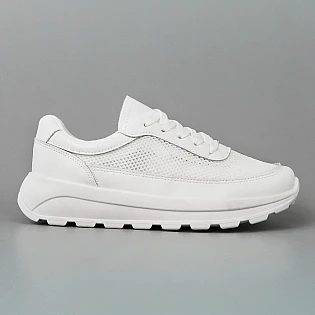 Кросівки жіночі сітка дихаючі 595315 Білі фото 1