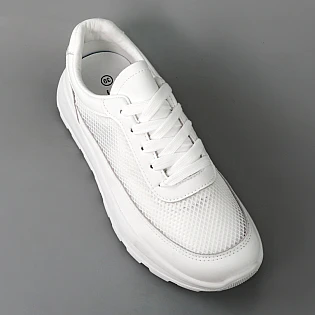 Кросівки жіночі сітка дихаючі 595315 Білі фото 2