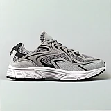 Кроссовки мужские сетка 595397 Светло-серые