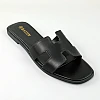 Шлепанцы женские экокожа 594725 Черные