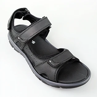 Сандалі чоловічі шкіра 594587 Чорні фото 2