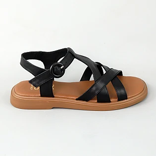 Сандалі жіночі шкіряні 594247 Чорні фото 1