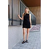 Сандали женские кожа на липучке 595627 Черные