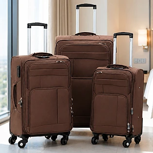 Чемодан большой L 100 л 595730 Кофе фото 1 Чемодан большой L 100 л 595730 Кофе фото 1