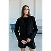 Комплект піджак + спідничка жіночий 596519 Чорний 