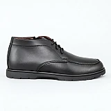 Ботинки мужские кожаные байка 596582 Черные