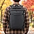 Рюкзак із прогумованого водовідштовхувального матеріалу 597460 Чорний