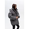 Куртка soft с капюшоном 597498 Серая