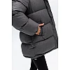 Куртка soft с капюшоном 597498 Серая