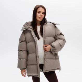 Куртка soft з капюшоном 597499 Бежева фото 1 Куртка soft з капюшоном 597499 Бежева фото 1