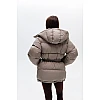 Куртка soft с капюшоном 597499 Бежевая