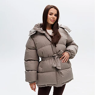 Куртка soft з капюшоном 597499 Бежева фото 2 Куртка soft з капюшоном 597499 Бежева фото 2
