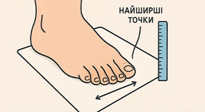 Як вибрати взуття для вузької або широкої стопи