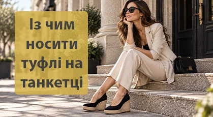 С чем носить туфли на танкетке: стильные сочетания на каждый день