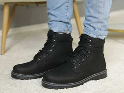 чёрные ботинки мужские