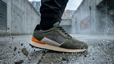 Стильне чоловіче весняне взуття: кросівки хакі на товстій підошві, спортивна модель для міста від Sezon.ua