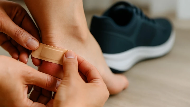 Пластир на натерту п’яту — перша допомога при натиранні взуттям