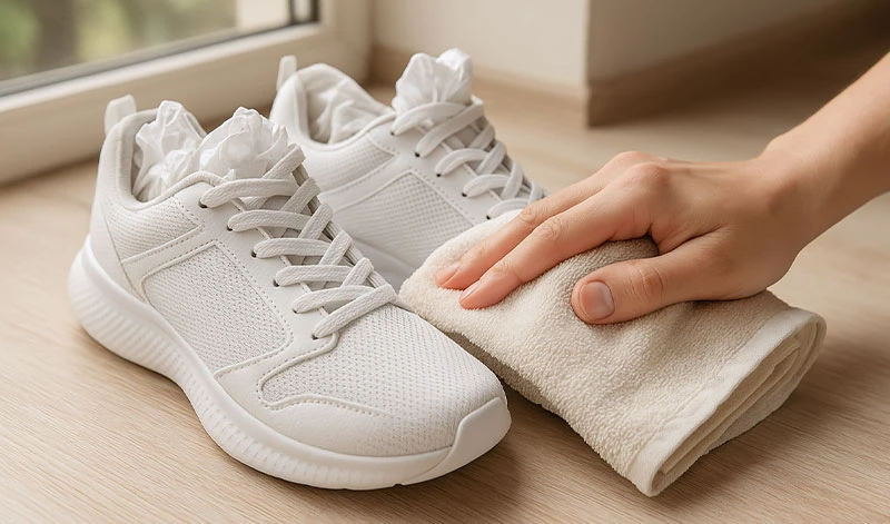 після прання як сушити кросівки