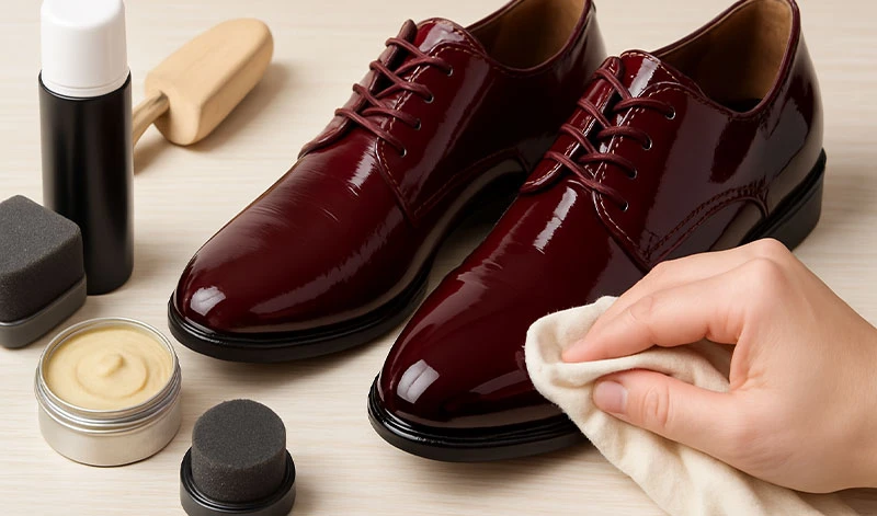 лакова взуттям взимку