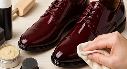 Як доглядати за лаковим взуттям