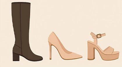 Які типи взуття візуально змінюють довжину ноги