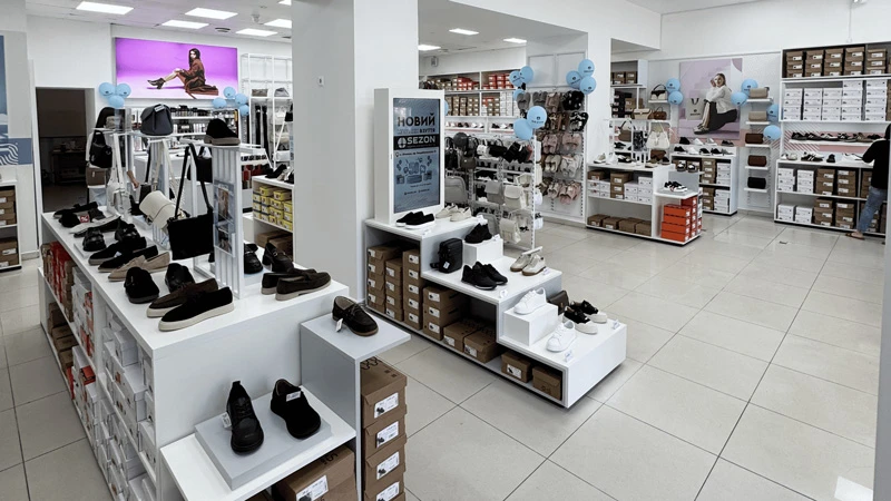 Асортимент взуття в місті Вінниця