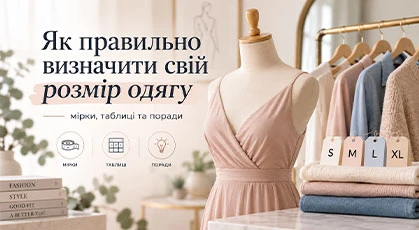 Як правильно визначити свій розмір одягу: мірки, таблиці та поради