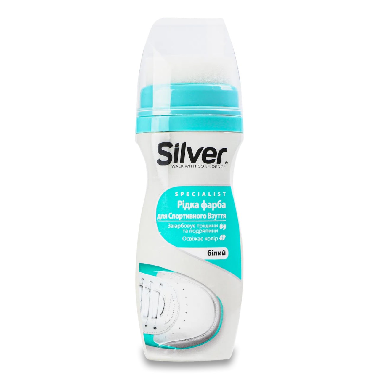 Краска для спортивной обуви SILVER 560887 Белая 