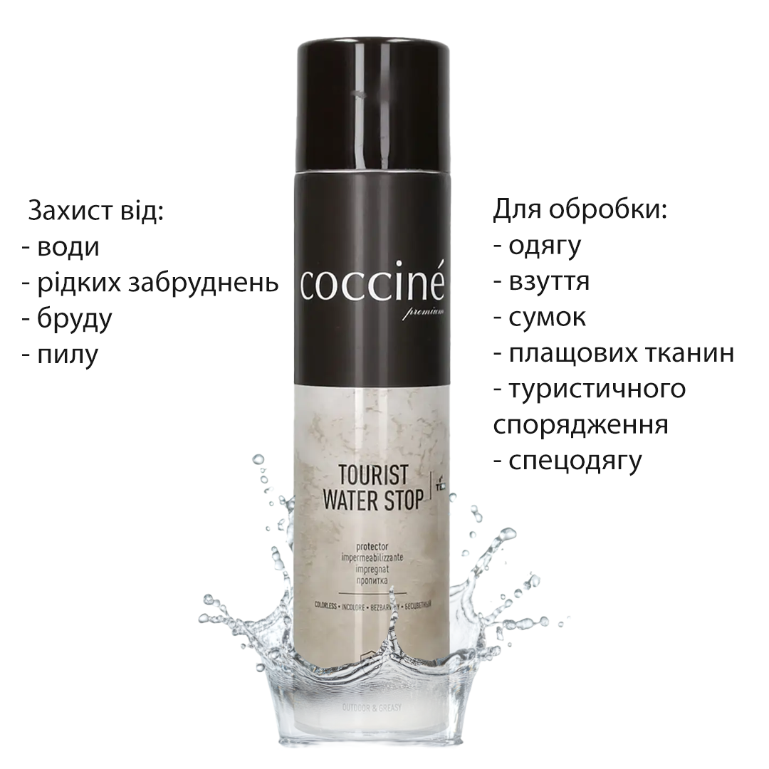 Спрей водоотталкивающий 580536 Coccine Water Stop Прозрачный