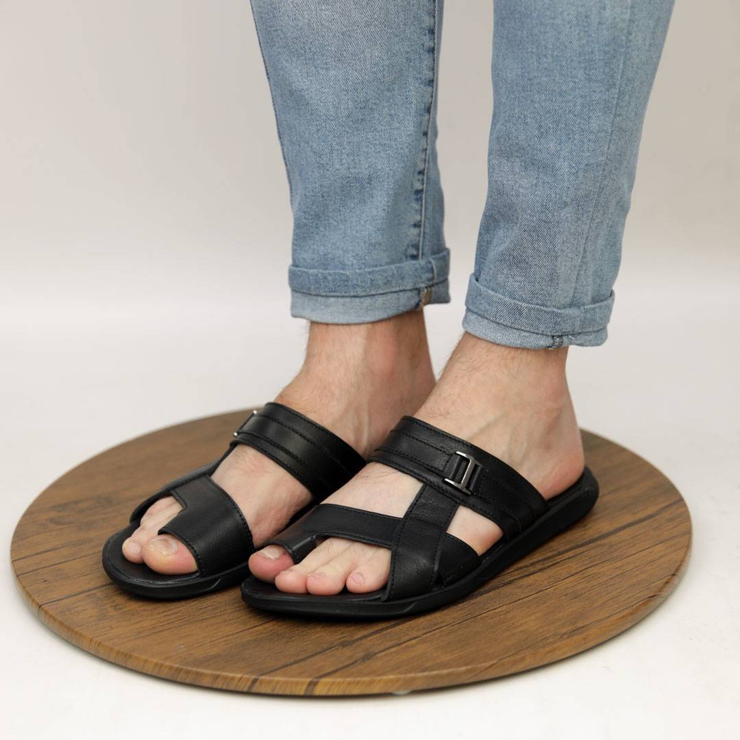 Шльопанці чоловічі  582933 Чорні розпродаж