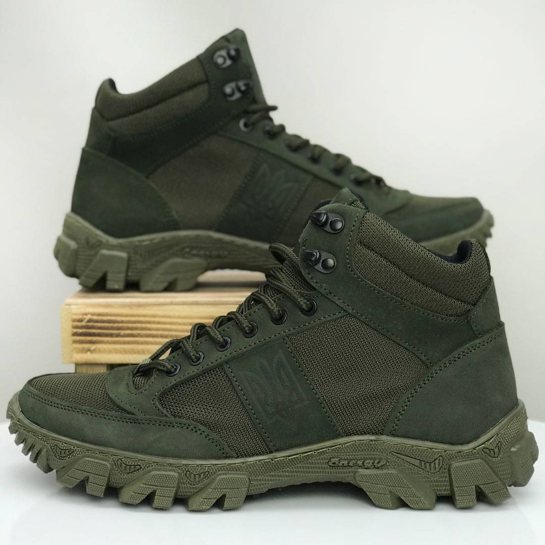 Тактичні черевики SAV 584120 Темно-зелені фото 1